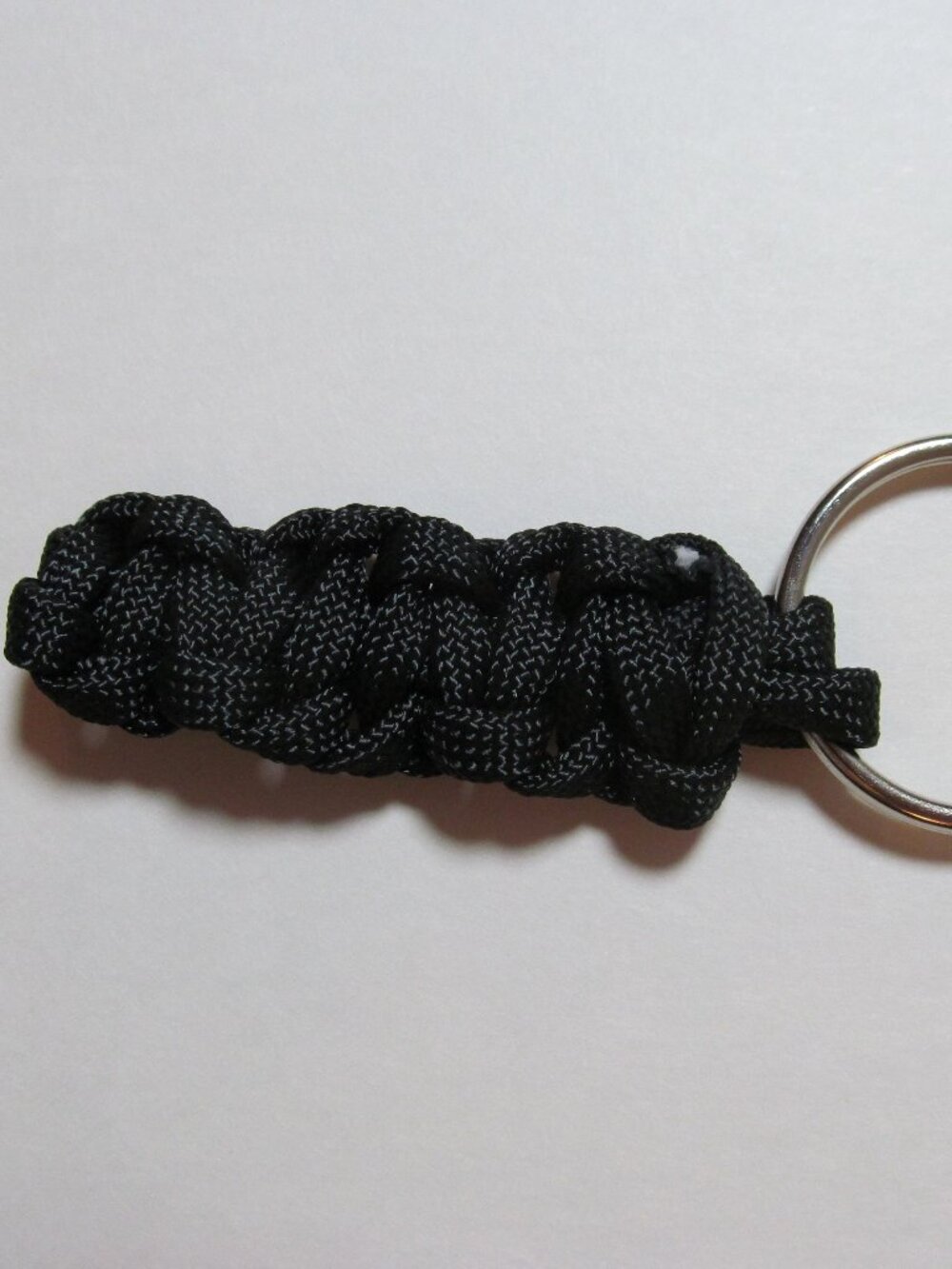 Small Black Paracord Keychain #23812026